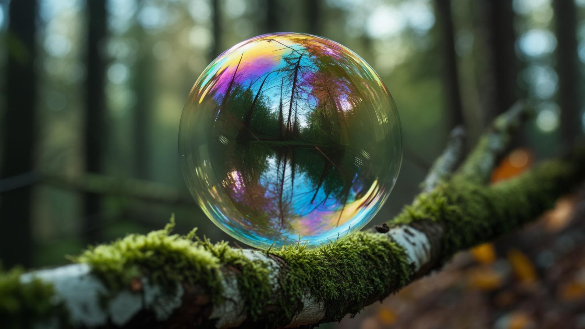 Iridescent immersive worldbuilding artwork by Evo Heyning at Realitycraft